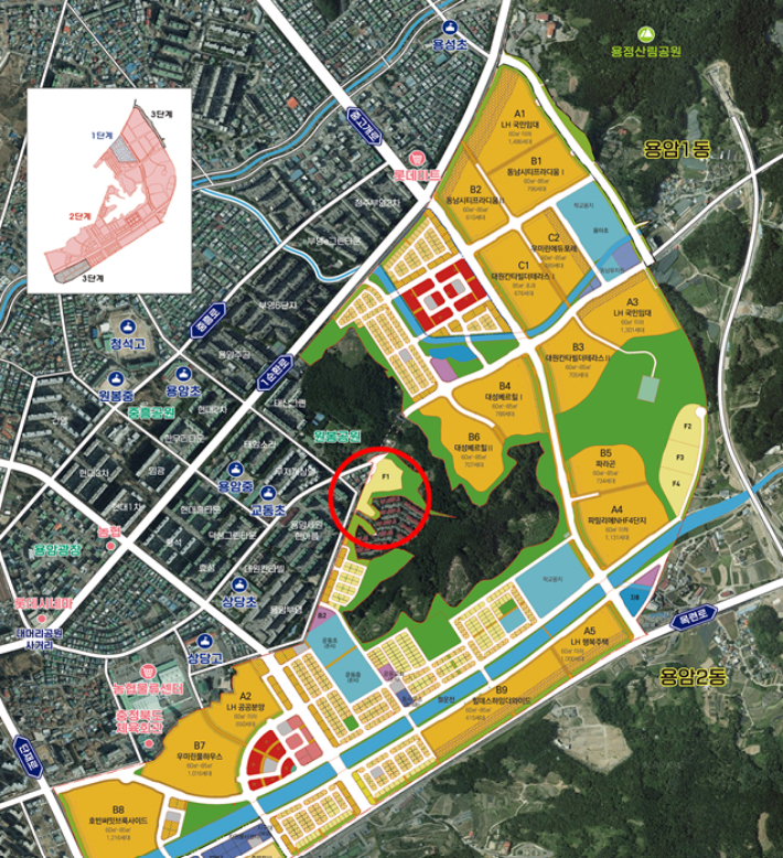 위치도.  LH충북지역본부 제공