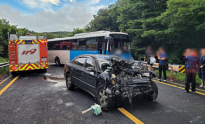 사고 현장 모습. 제주도소방안전본부 제공