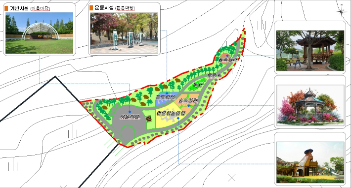 울산 북구는 2025년 국토교통부 개발제한구역 주민지원사업 공모에 선정돼 염포동 가재골 여가녹지 조성사업을 추진한다.  북구청 제공   