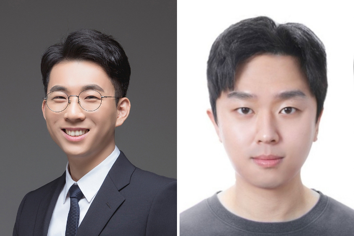 사진 이현욱 교수, 제1저자 김민호 박사. UNIST 제공