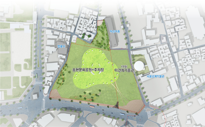 공간구상안. 서울시 제공 