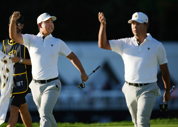 김주형과 김시우. 연합뉴스 