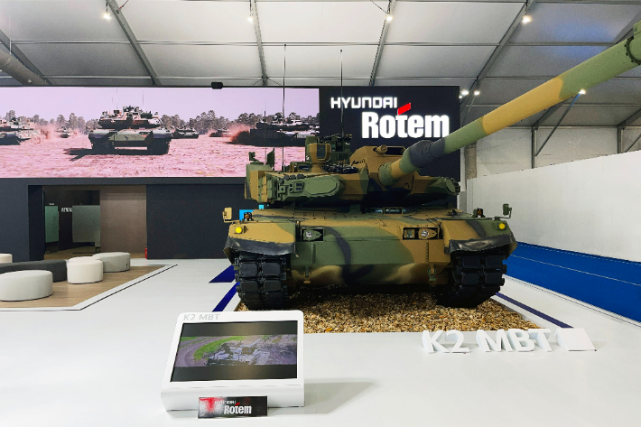 성능개량형 K2 전차. 현대로템 제공 