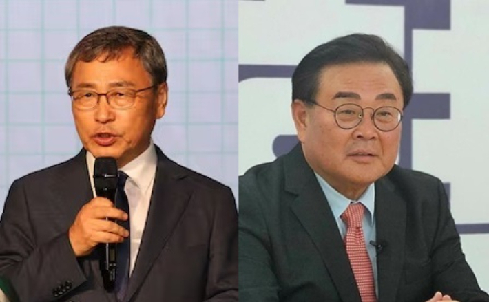 정근식 후보, 조전혁 후보. 연합뉴스 