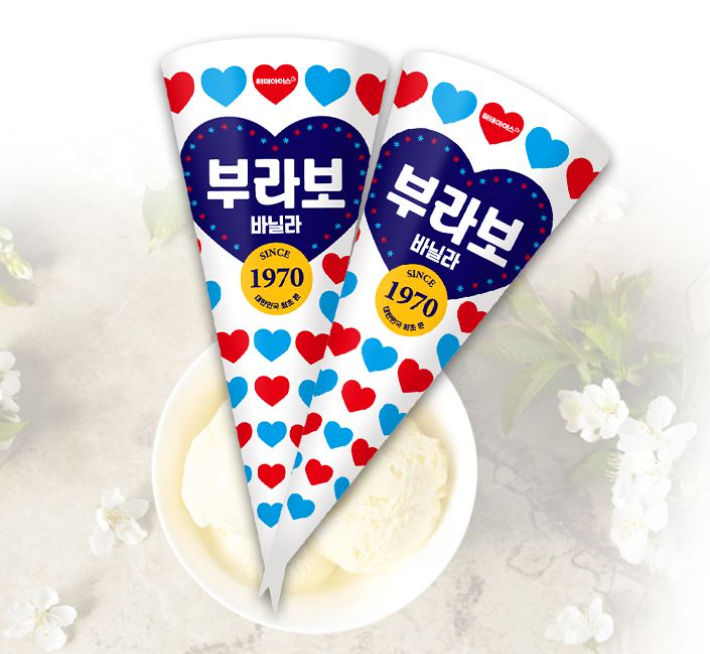부라보콘. 해태아이스 홈페이지 캡처