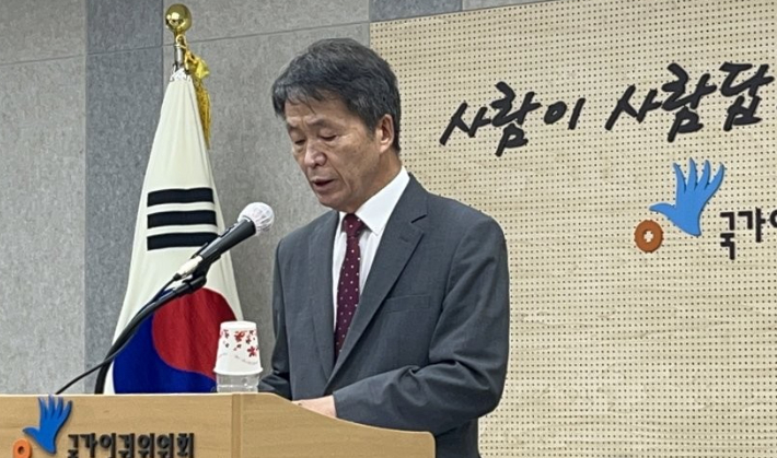 김용원 군인권보호관. 연합뉴스