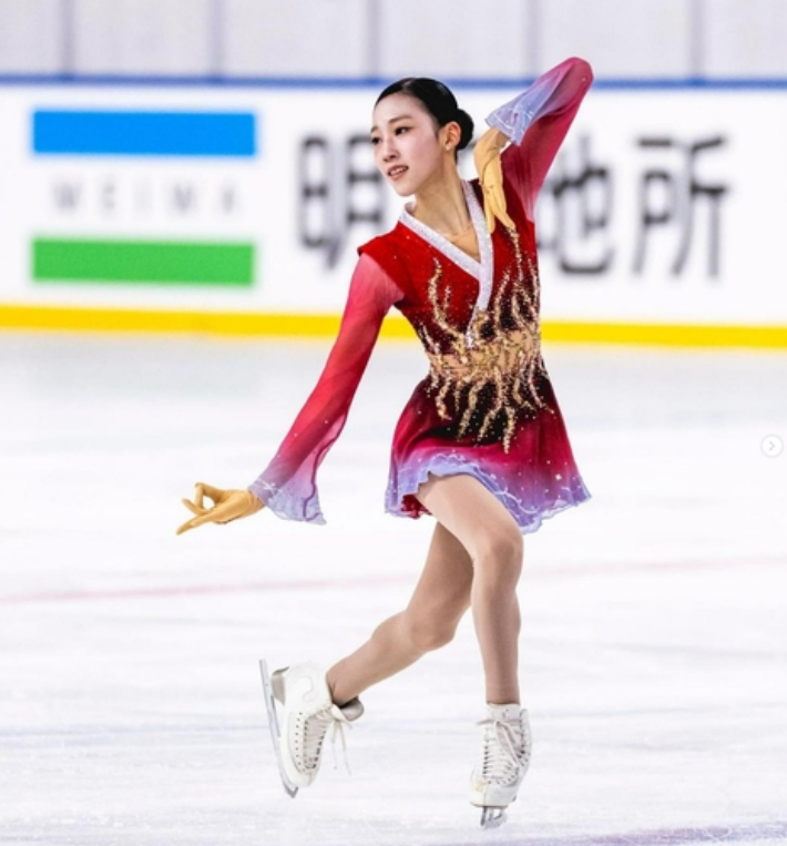 한국 피겨 여자 싱글 기대주 김유성. ISU 인스타그램 캡처