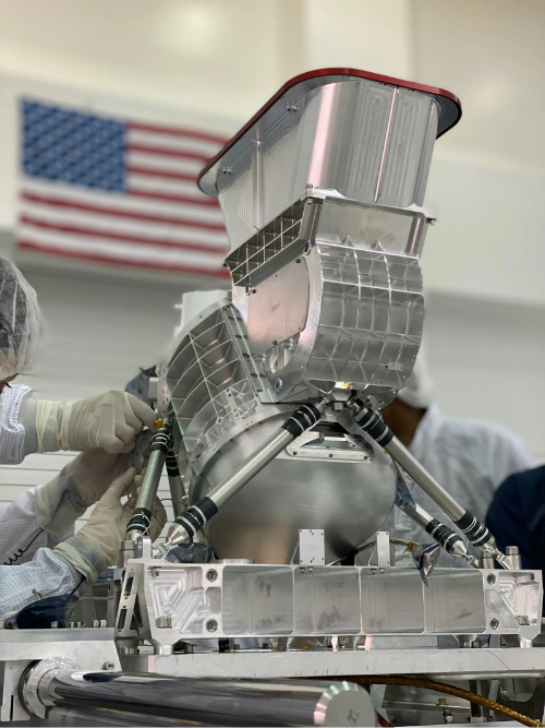 지도화 이미징 분광기(Mapping Imaging Spectrometer for Europa, MISE). NASA/JPL-Caltech