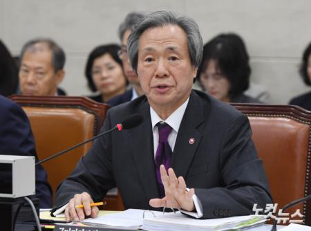 질의에 답하는 국민건강보험공단 이사장