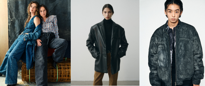 광주신세계에 새롭게 입점하는 '리바이스', '노이어', '노매뉴얼'. 광주신세계 제공