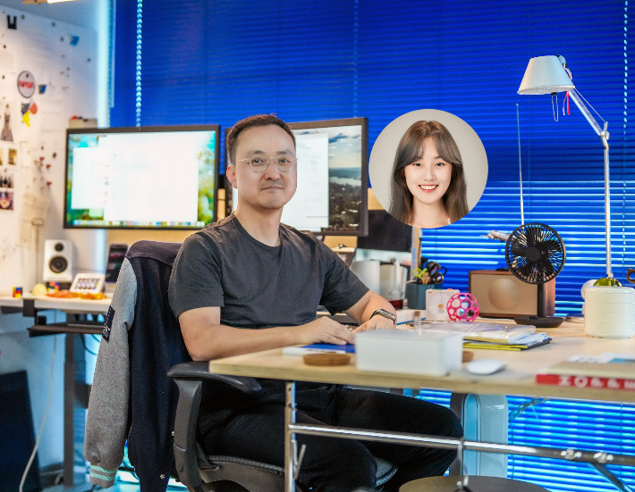 사진 왼쪽부터 김차중 교수, 강혜민 연구원. UNIST 제공