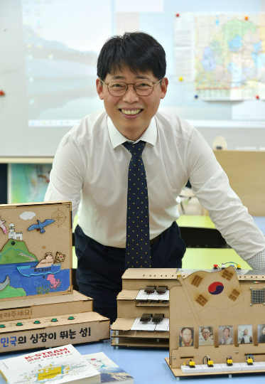 디지털 교육의 선도 교사로 활동하는 울산 학성여고 신승진 교사. 울산광역시교육청 제공 