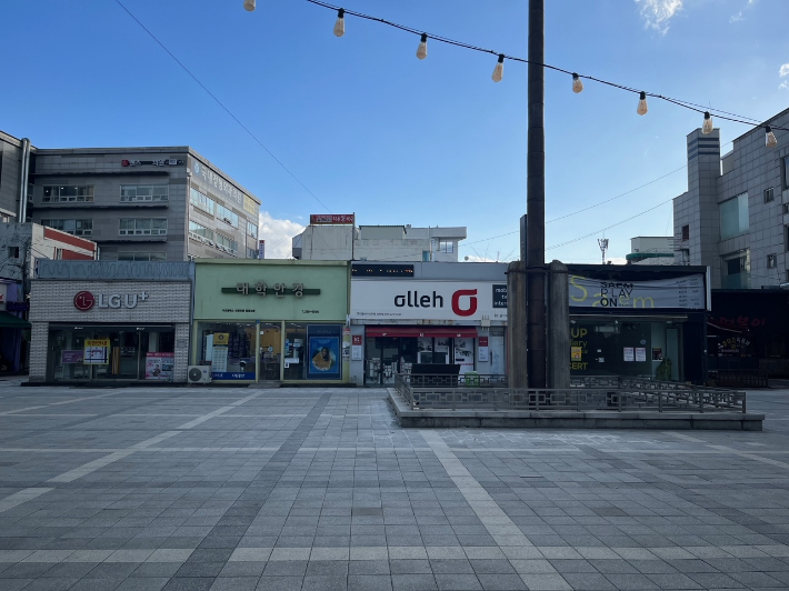 철당간 광장.  청주시 제공