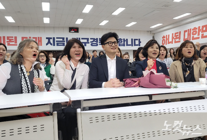 대구 온 한동훈 "쇄신해야 퇴행적 정치세력 집권 막아"