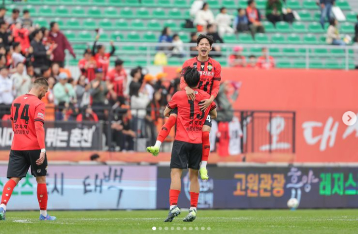 강원FC 양민혁 선수. 강원FC 홈페이지 캡처