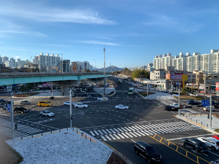 울산 남구 신복교차로 전경. 울산광역시 제공