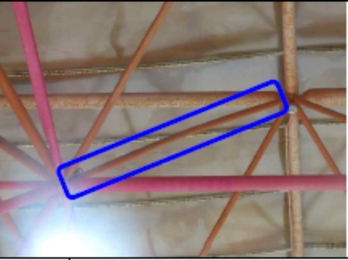 변형된 대구실내빙상장 지붕 입체 트러스. 대구공공시설관리공단 제공