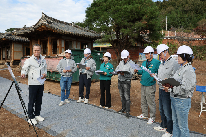 지역개발사업 점검 특위 현장 활동. 보성군의회 제공