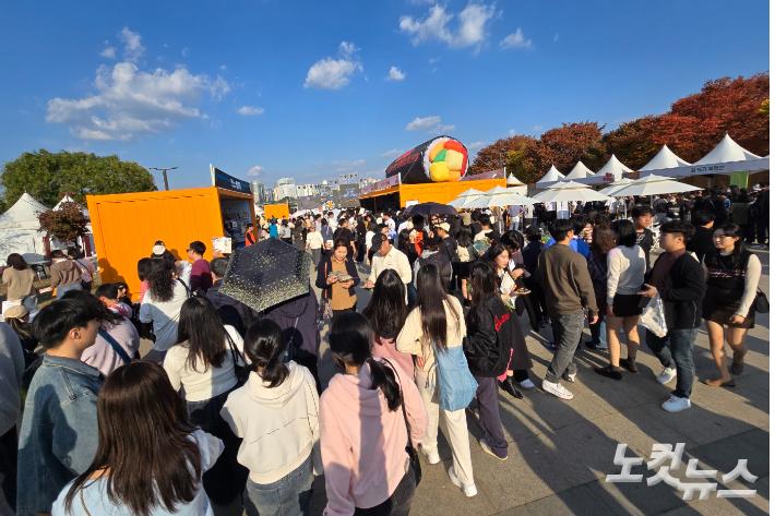 전남 세계 김밥페스티벌 현장. 박요진 기자