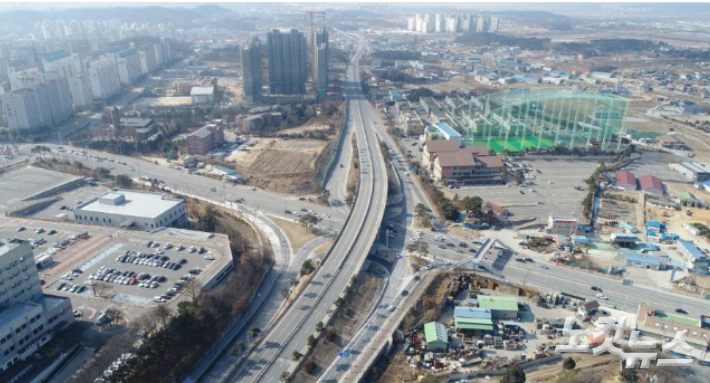 청주시 도로. 맹석주 기자