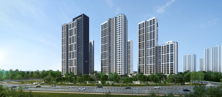 전주 에코시티 더샵 4차 투시도. 포스코이앤씨 제공