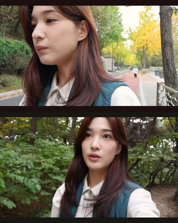 10일 공개된 율희의 유튜브 캡처