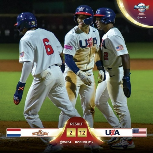 WBSC 프리미어12 공식 SNS 캡처