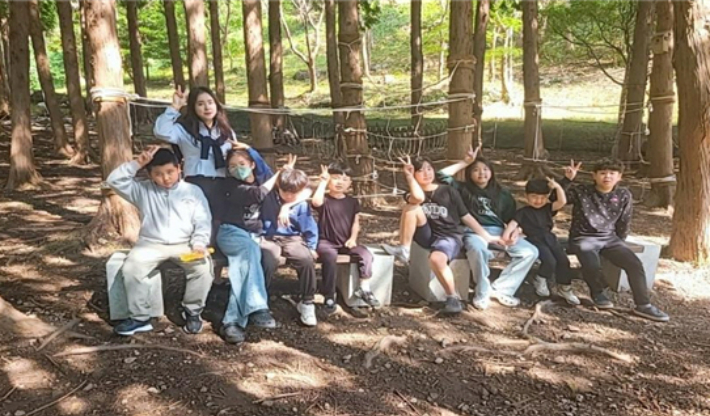 진도군에서 운영 중인 농번기 아이 돌봄 지원 사업. 진도군 제공