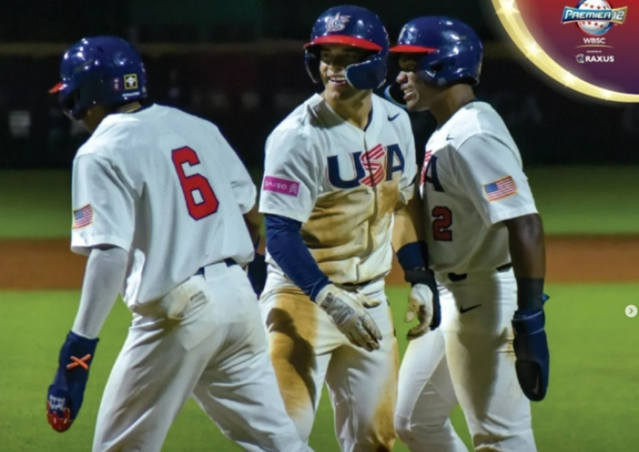 파나마를 제압한 미국. WBSC SNS 캡처