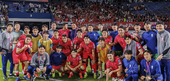 한국 축구대표팀. 연합뉴스