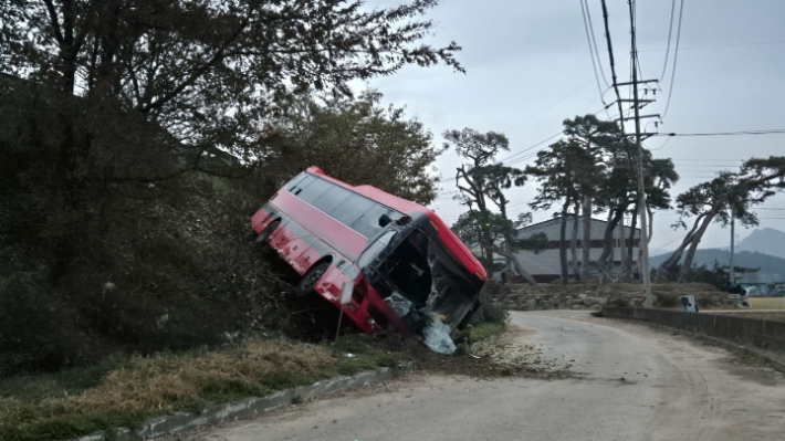 사고 현장. 금산소방서 제공