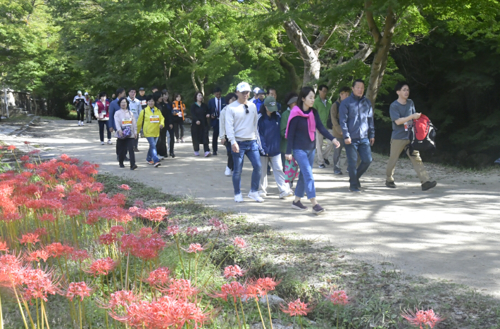 전북 순창군의 명소인 강천산에서 전국 등산 동호인들을 위한 축제가 열린다. 순창군 제공