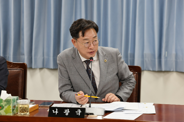 나광국 전라남도의원. 전남도의회 제공