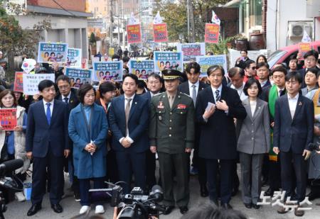 결심공판 앞두고 기자회견 갖는 박정훈 대령