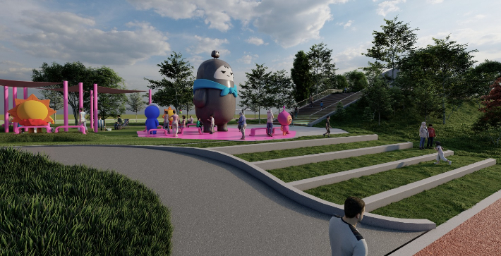 동해 전천 캐릭터 소공원. 동해시 제공