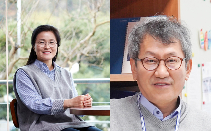 왼쪽부터 KIOST 남해연구소 홍상희·심원준 책임연구원. 한국해양과학기술원 제공