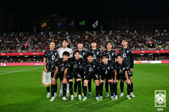 여자 축구 대표팀. 대한축구협회 제공