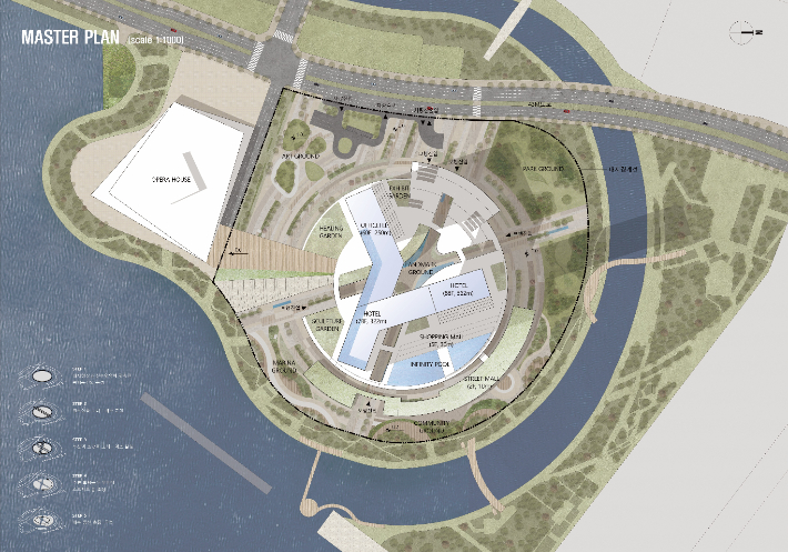 북항1단계 랜드마크 부지에 (가칭)부산 랜드마크타워 건립이 추진된다.  부산시 제공