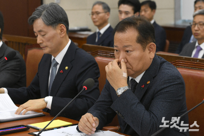 이상민 행정안전부 장관. 박종민 기자