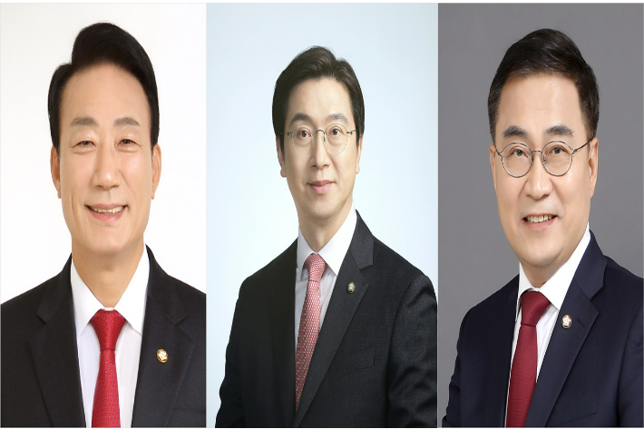 왼쪽부터 서일준, 강민국, 최형두 의원. 중앙선관위 제공