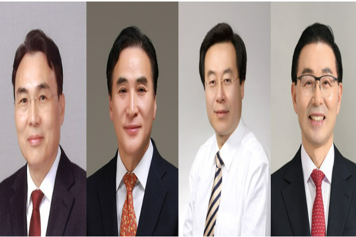 왼쪽부터 이종욱, 김종양, 박상웅, 서천호 의원. 중앙선관위 제공
