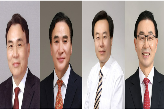 왼쪽부터 이종욱, 김종양, 박상웅, 서천호 의원. 중앙선관위 제공