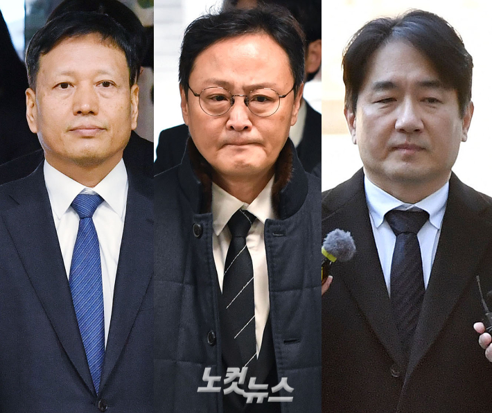 티메프 대규모 미정산 사태 핵심 피의자인 구영배 큐텐그룹 대표, 류광진 티몬 대표, 류화현 위메프 대표. 류영주 기자