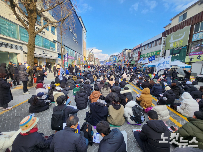 전주 객사 앞. 전북CBS 소민정 PD