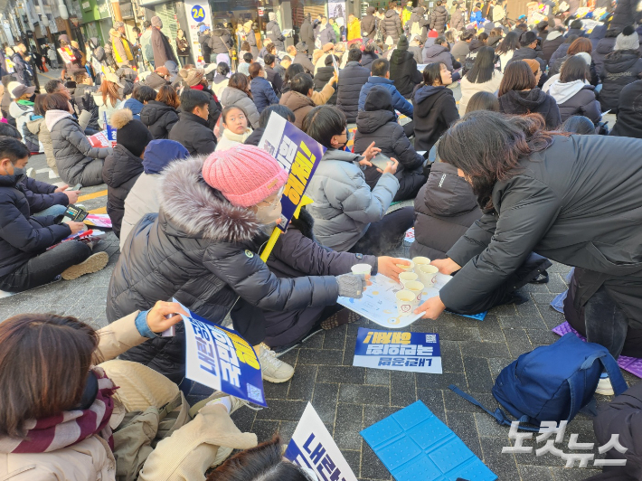 전주 객사 앞. 전북CBS 소민정 PD