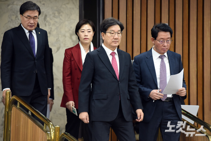 국민의힘 권성동 원내대표. 윤창원 기자