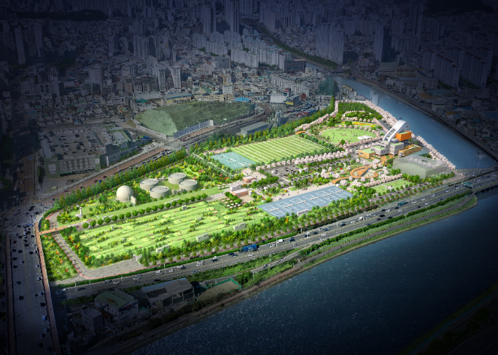 수영하수처리시설 현대화사업 조감도.  부산시 제공