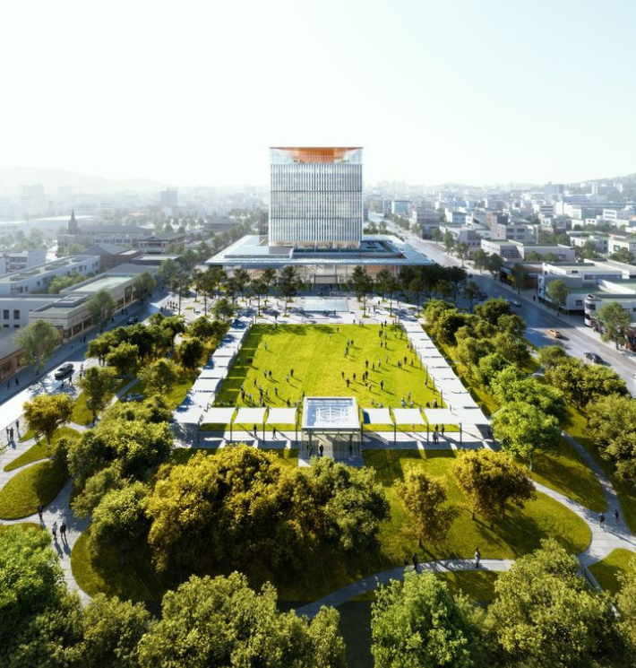 청주시 신청사 조감도.   청주시 제공