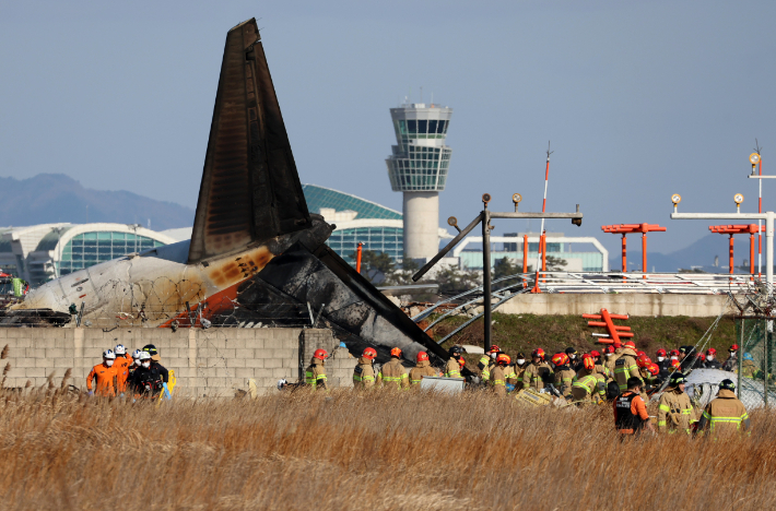 무안공항 여객기 사고. 연합뉴스