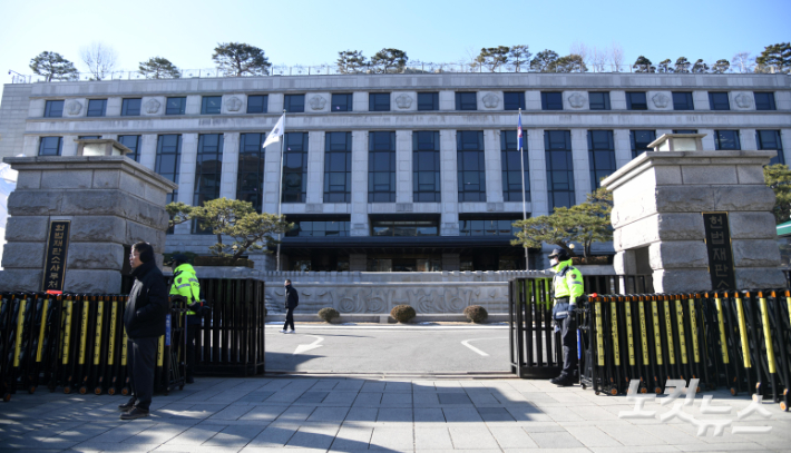 서울 종로구 헌법재판소의 모습. 박종민 기자